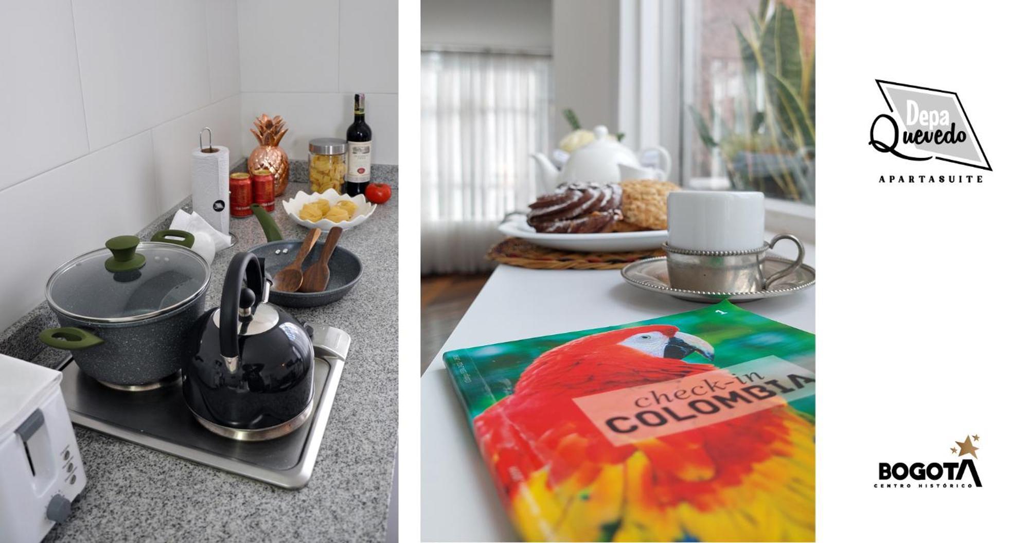 Depa Quevedo - Trendy Revamped Flat - Exceptional Spot In Bogota'S Historic Colonial Square - Candelaria ภายนอก รูปภาพ