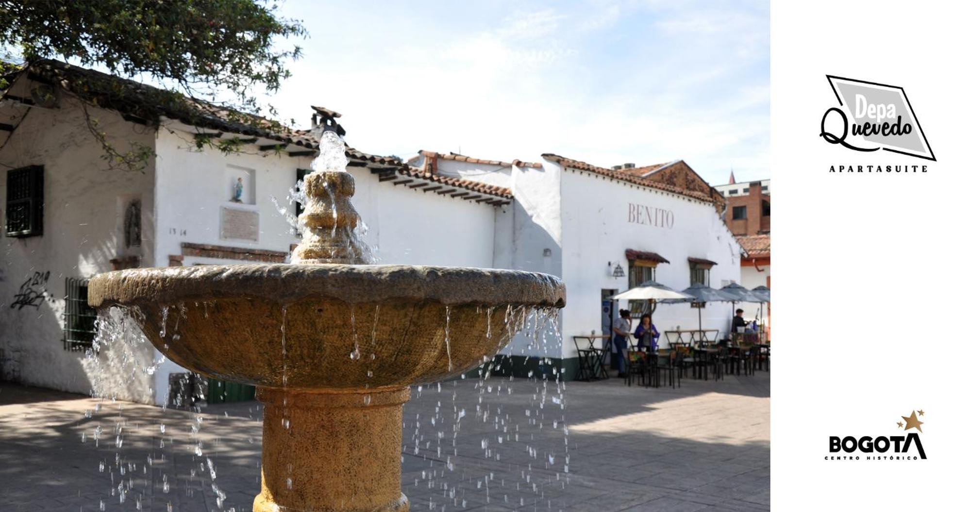 Depa Quevedo - Trendy Revamped Flat - Exceptional Spot In Bogota'S Historic Colonial Square - Candelaria ภายนอก รูปภาพ