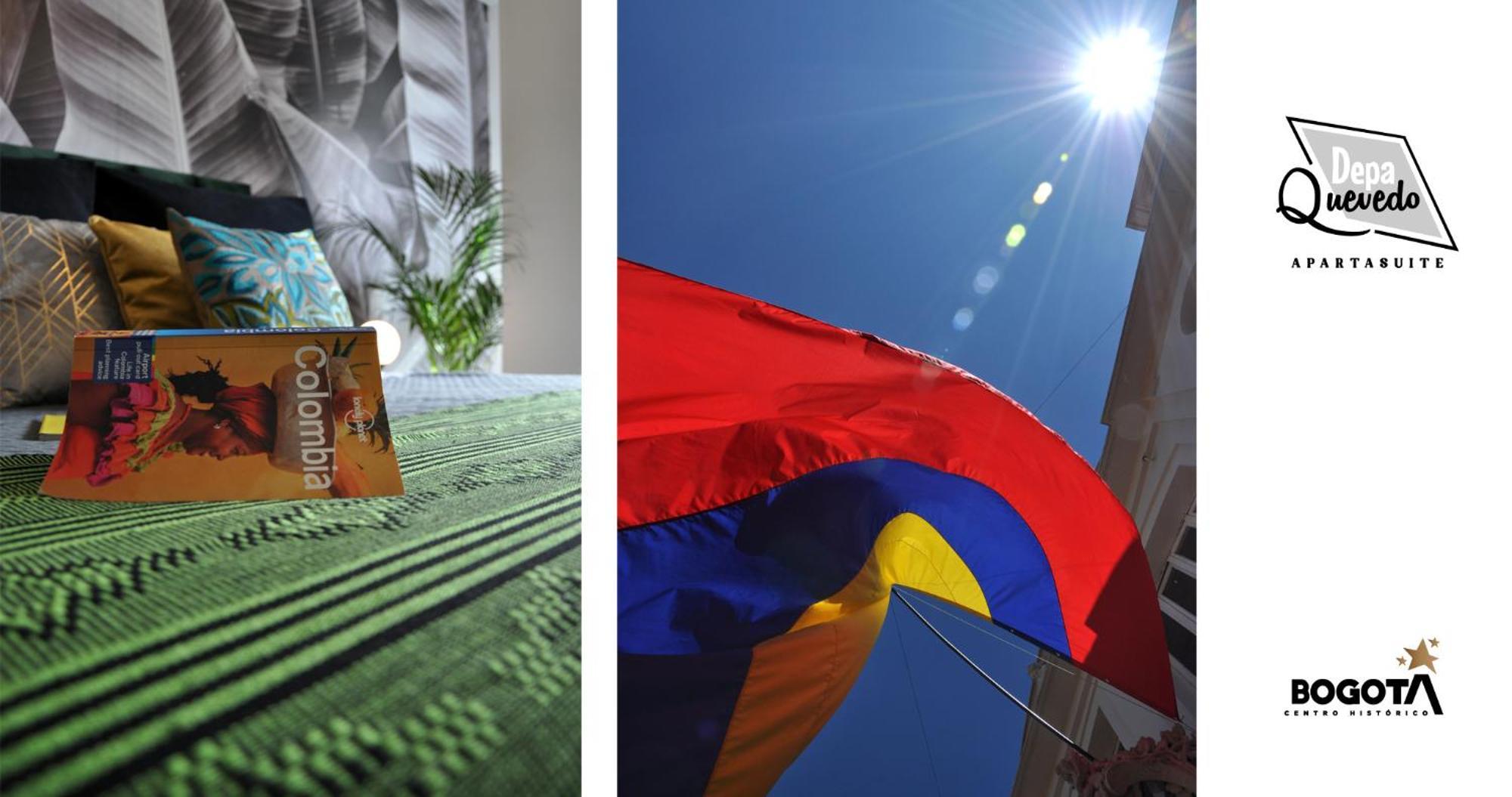Depa Quevedo - Trendy Revamped Flat - Exceptional Spot In Bogota'S Historic Colonial Square - Candelaria ภายนอก รูปภาพ